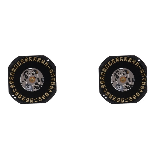 4X Mecanismo de Reloj de Cuarzo VX42 VX42E Fecha Una 3 '/4,5' Sin Batería Piezas de Reparación de Reloj Accesorios