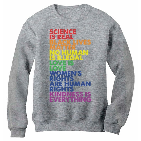 Pride Hoodie LGBTQ Gifts Gay Equality Rainbow Sweatshirt Hoodies for Women XX-Large Gray