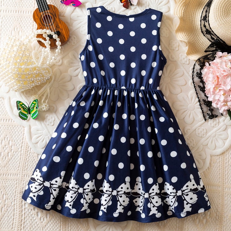 blue tween dresses SHEIN Pearl Embellished Baby Halter A Line Short Dress For Girls Sleeveless Flared Hem Everyday Casual Dress 96% polyester/4% spandex Blue Girls' Dresses (Size 7-16)