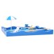 thumbnail image 3 of Mini kit de decoración de mesa de arena Sincero jardín zen de meditación estilo playa azul, 3 of 10