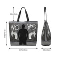 thumbnail image 6 of ZICANCN Canvas Tote Bag Aesthetic - Board Arrows Decision Grocery Bags Reusable Shopping Bags with Handles Durable Foldable Washable for Women Men, 6 of 8