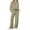 Army Green, variant on ZsaeSM Women 2 Piece Lounge Tracksuit High Neck Drawstring Sweatshirt & Comfy Wide Leg Pants Casual Outfit Set Beige L