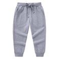 thumbnail image 6 of vdgthytj Unisex Kids 2 Piece Sweatsuits Hooded Sweatshirts and Jogger Pants Solid Fall Winter Athleisure Outfits(3-4 years,Orange), 6 of 9