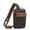 Black, variant on Canvas Sling Bag for Men Women, Casual Crossbody Backpack Travel Shoulder Daypacks Rucksack, Khaki