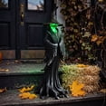 thumbnail image 2 of Crackr Witch Statue Resin Figurine - Dark Fantasy Barrl Gothic Home Decor Collectible for Halloween Holiday Party Supplies & Spooky Seasonal Display, 2 of 11