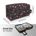 thumbnail image 3 of Uemuo Valentine'S Day Pattern Portable Toiletry Bags with Handle, Waterproof travel Make up Bags for Women, Large Capacity Travel Cosmetic Bags, 3 of 9