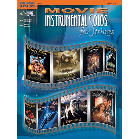 Movie Instrumental Solos for Strings: Viola, Book & Online Audio/Software (Other)