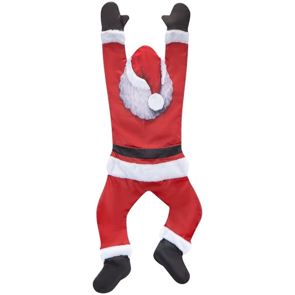 Santa Hanging Decoration, Red and White, 5', by Holiday Time