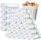 thumbnail image 1 of Bolsas de Basura de 13 Galones 200 Piezas, Bolsas para Basura Grandes Biodegradables, Gruesas, Inodoras, Grandes, Compostables, ideal para Cocina, Baño, Oficina, Hogar (Blanco), 1 of 4