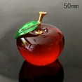 thumbnail image 5 of 50/60mm Glaze K9 Crystal Apple Crafts Glass Paperweight Home Desktop Decor, 5 of 6