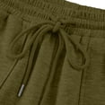 thumbnail image 6 of ZHYou No Boundarie Womens Baggy Sweatpants Casual Drawstring Y2k Huge Pockets Solid Comfy Lounge Stylish Pants for Women,Army Green,Size S, 6 of 8
