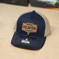 thumbnail image 2 of Make Heaven Crowded, Casual Mesh Hat, Baptism Present, Trendy Youth Cap, Motivational Patch, Faith Baseball Cap, Men’s Religious Hat, 2 of 5