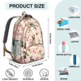 thumbnail image 5 of German Shepherd Dog and Flower Backpack for School,Cute School Bag,Schoolbag with Adjustable Shoulder Straps & Padded Back,16.9 Inch, 5 of 5
