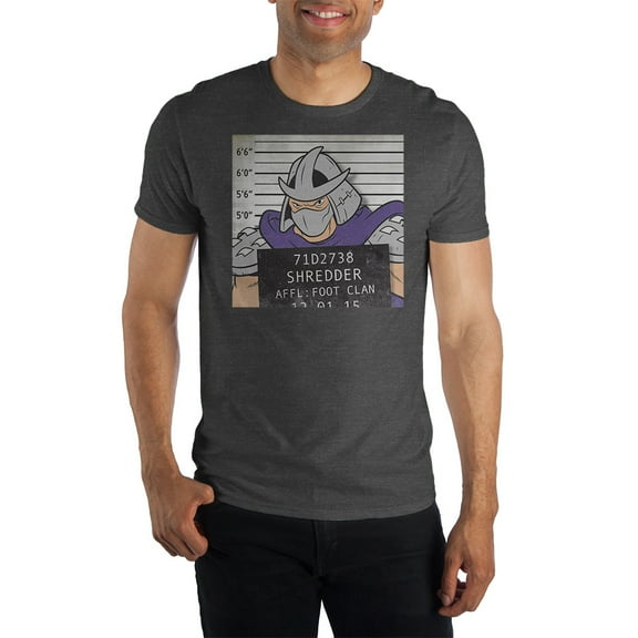 Teenage Mutant Ninja Turtles Shredder Mug Shot T-Shirt Large