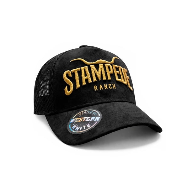 KNITE Gorra Trucker Línea Livestock Gold Ranch Stampede Dorado Rancho Ajustable