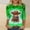 Green, variant on Fznquz Womens 3/4 Sleeve Tops and Blouses Winter Green Crewneck Christmas Tops Casual 2025 Cute Graphic Women Fashion,XXXL