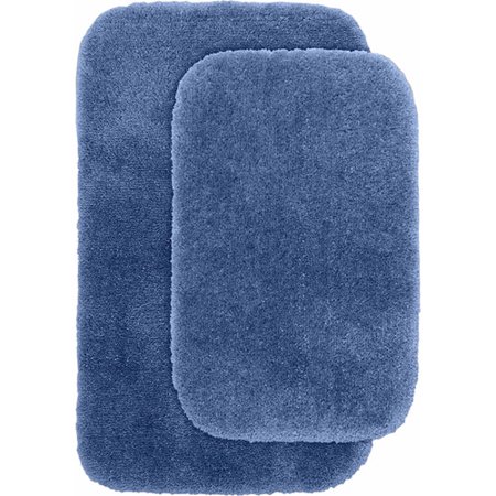 Finest Luxury Ultra Plush Nylon 2-Piece Washable Bathroom Rug Set