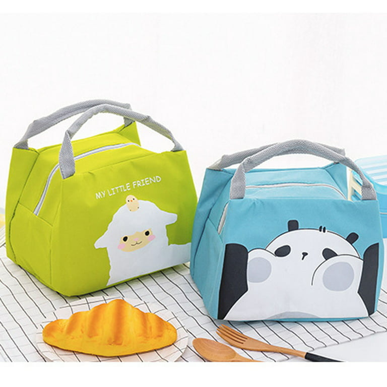 Cute Cartoon Animals Leisure Time Lunch Bags For Kids Reusable Insulated Lunch  Box Female White Collar Nurse Student Office Worker Lunch Tote Bag