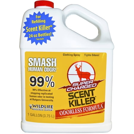 Wildlife Research Center Super Charged Scent Killer Hunting Scent Elimination Spray Gallon Refill