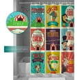 thumbnail image 3 of JOOCAR Cartoon Circus Shower Curtain 72x72 Inch, Shower Curtain Liner, Shower Curtains for Bathroom, Showers Stall & Clawfoot Tub, Bathroom Accessories, 3 of 6