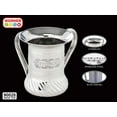 thumbnail image 2 of The Kosher Cook, 35 Oz Stainless Steel Netilat Yadayim Cup - for Washing Ritual, 2 of 2