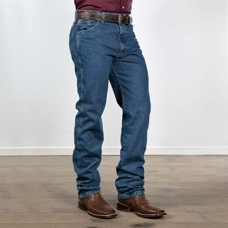 鬼フェード・太め◎ Wrangler straight denim pants Wrangler Men's George Strait Cowboy cut Original Fit Jean
