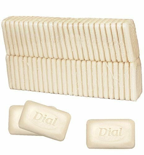 Dial Antibacterial Deodorant Bar Soap, Unwrapped Hotel Size (Pack of 50
