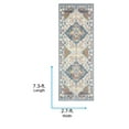 thumbnail image 3 of Livabliss Area Rugs for Living Room, 3x7 Ankara Traditional Gray Runner Rug, Bedroom Dining Room Home Decor Stain Resistant Carpet (2'7" x 7'3" Runner), 3 of 8