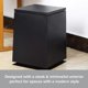 thumbnail image 3 of Pop-Up Trash Can with Lid - Black Bathroom Trash Can - Push Top Kitchen Trash Can - Home/Office Trash Can with Removable Liner Bucket, 3 of 4