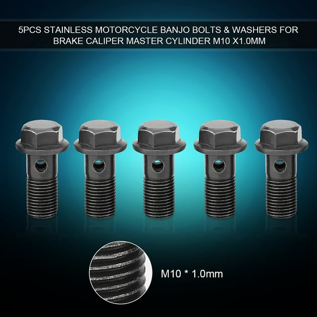Cluth Bolts,5pcs Motorcycle Banjo Bolts Brake Bolt Washers Motorcycle Brake Bolt Professionally Tested