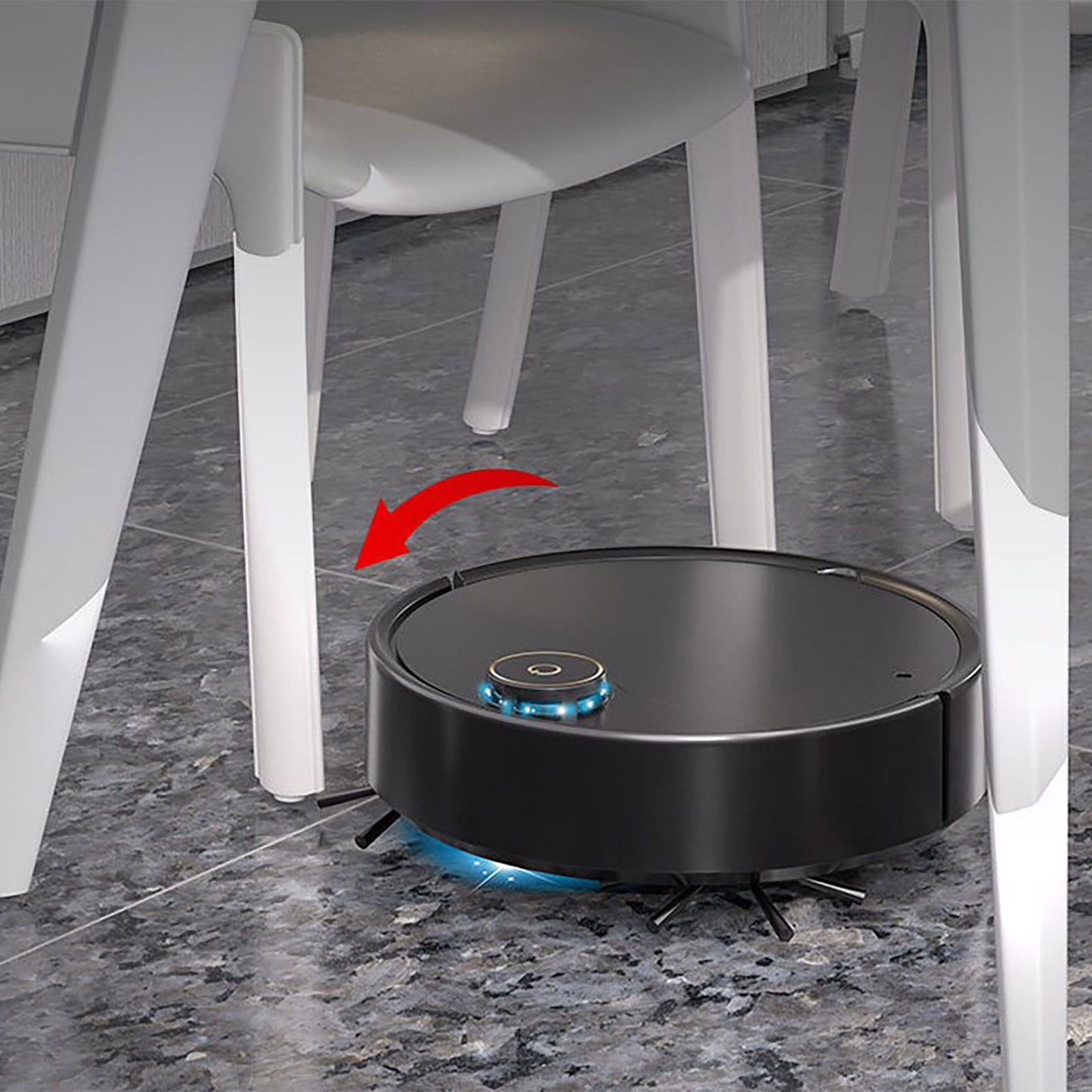 KUKIDSVO 9.84in Smart Robot Vacuum, Sweep Mopping Cleaner, Automatic Floor Robot, for Home Household