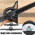 thumbnail image 2 of Angle Ruler, 360 Degree Universal Bevel Protractor B2Z6 W7U7 V6X7 G3P7 H6V2, 2 of 8