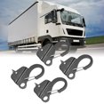 thumbnail image 1 of Hook, Wide Application 4PCS 316 Stainless Steel Spring Snap Attach Rope Hook Fine Casting  for Boats, 1 of 7