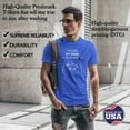 thumbnail image 5 of Greenyef Graphics I Paused My Game to Be Here Gamer Gift Funny Tee Men's T-Shirt Style-42 (Royal Blue & White, X-Large), 5 of 6