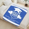 thumbnail image 6 of Custom Graduation Blanket with TEXT, 2025 Graduation Gifts Blanket For Graduate Daughter, Son, Adults Throw Blanket for Graduation Party, 6 of 8