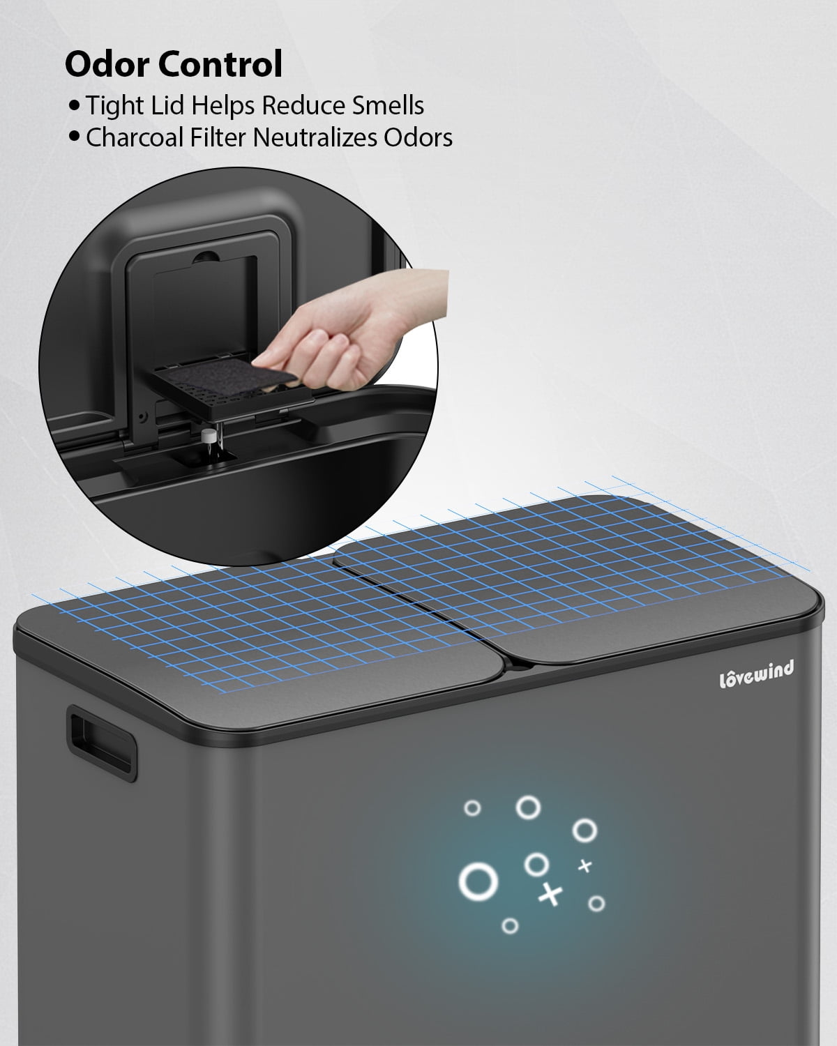 Kitchen Trash Can with Lid, 2 x 10.5 Gallon Garbage Cans for Kitchen, Step Trash Bin, Stainless Steel Trash and Recycle Bin Combo for Kitchen