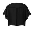 thumbnail image 5 of UJNDER Womens Chiffon Shawl Wraps Open Front Tie Top Cardigan Ideal for Evening Dress Fashion Accessory Black, 5 of 7