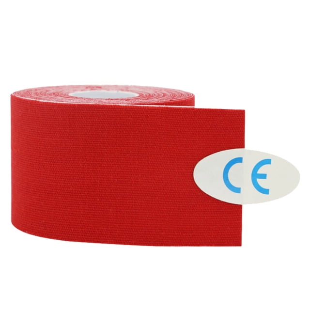 Cinta muscular elástica, 5 cm * 5 m Lesión por tensión de algodón Cinta elástica para tensión Cinta muscular deportiva Máxima confiabilidad