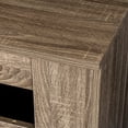 thumbnail image 6 of Extendable Console Desk, 118.50in Expandable, Functional Workspace, 116.93*36.03*29.8in, Brown Multifunctional Extendable, & Functional, Space Saving, Brown, 122.98lb, 6 of 6