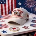 thumbnail image 3 of Red Friday Art Printed Baseball Cap With Adjustable Snapback Closure For Men And Women, 3 of 5