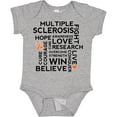 thumbnail image 3 of Inktastic Multiple Sclerosis Ms Awareness Walk Boys or Girls Baby Bodysuit, 3 of 5