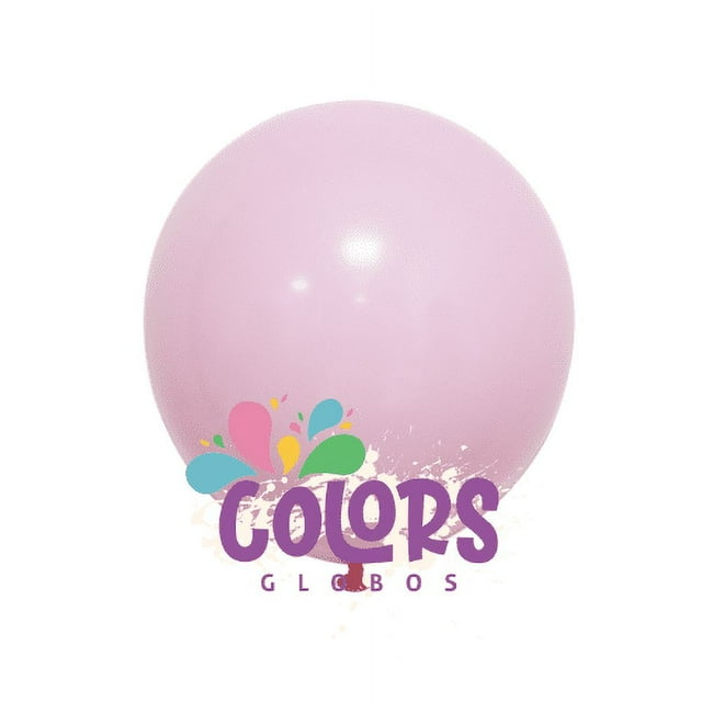 Globos de colores COLORS GLOBOS 12 pulgadas Rosa Pastel Bolsa con 100 piezas