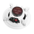 thumbnail image 2 of Pyle PDIC60 6.5 Inch 250 Watt 2 Way In Ceiling Round Home Speakers System, White, 2 of 6