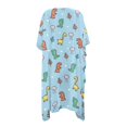 thumbnail image 2 of HELLHERO Polyester Long Kimono Swimsuit Cover Up for Beach Premium Lightweight Dinosaur and Giraffe Pattern, 2 of 6