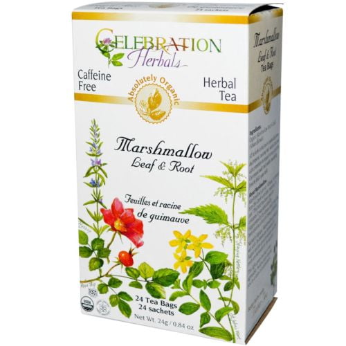 Celebration Herbals Marshmallow Leaf & Root Organic, 24 Ct