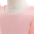 thumbnail image 5 of Spazoro Kids Girls Dresses, Round Neck Fashion Solid Color Puff Sleeve Princess Dress for Child Girls Pink Size 3-4T, 5 of 9