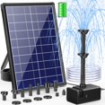 thumbnail image 1 of Bomba de fuente solar POPOSOAP, batería de 8 W, 3600 mAh, tubo de 1,5 m, 1 of 9