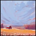thumbnail image 2 of HomeRoots 15 x 15 x 1 in. Slate Winter Sky 1 Black Framed Print Wall Art, 2 of 3