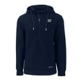 thumbnail image 2 of Men's Cutter & Buck Navy New York Giants Throwback Roam Eco Half-Zip Recycled Pullover Hoodie, 2 of 3
