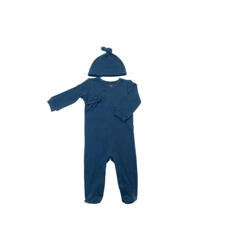 

Rabbit Moon Organic Baby Unisex 2 Pc Footed Coverall Set Sizes Newborn-9 Months
